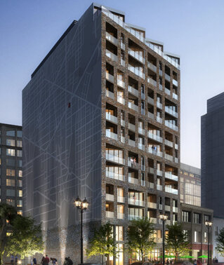 Exterior building rendering